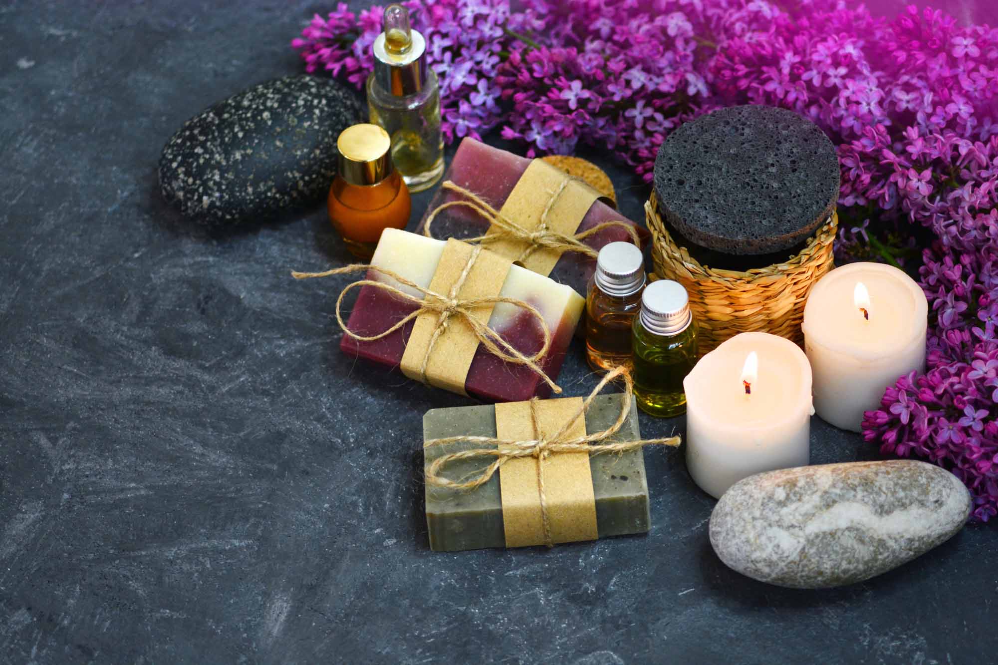 soap and candles