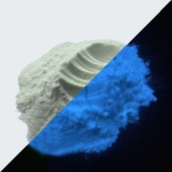 Pigment en poudre - Glow in the dark - Bleu - 25 gr