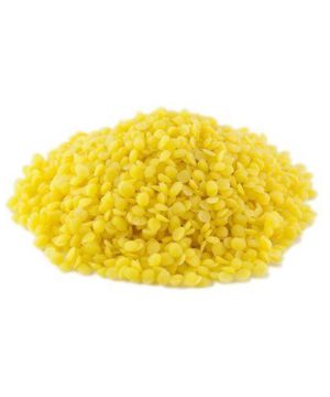 Yellow beeswax granules