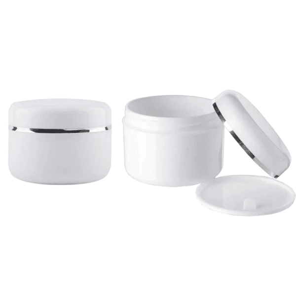 Cream jar white - 250 gr