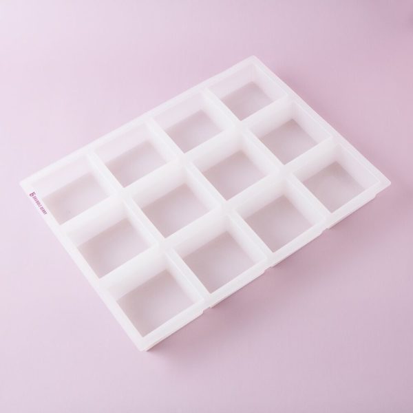 Square Soap Mold 12 Pieces