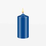 Kobalt blauw kaars kleurstof