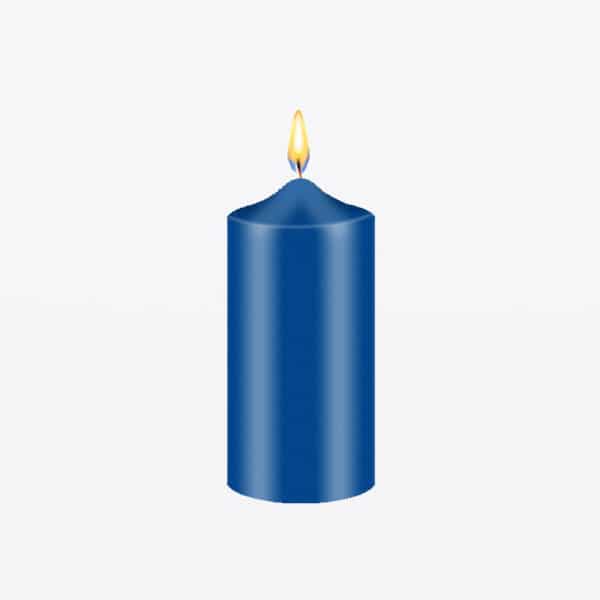 Cobalt blue candle dye