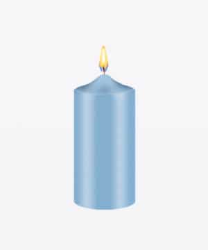 Powder blue candle dye