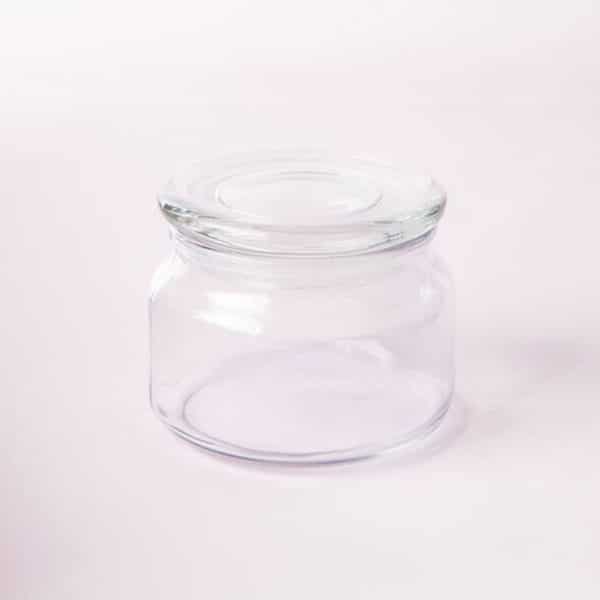 Bocal en verre avec couvercle 227 gr (8 oz) - 1 bocal
