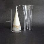 Kegel Kaars Mal - 14.3 x 6.3 cm
