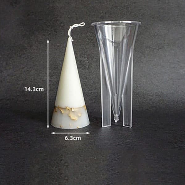 Cone Candle Mould - 14,3 x 6,3 cm