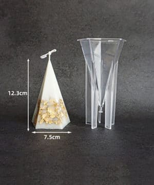 Cone Candle Mould - 12,3 x 7,5 cm