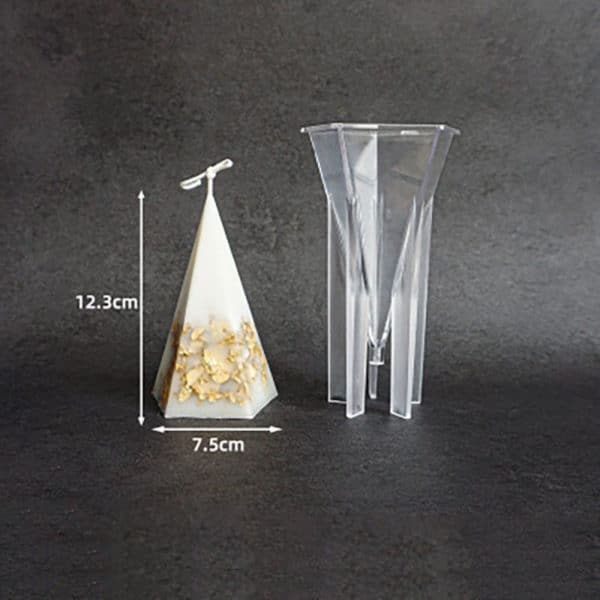 Cone Candle Mould - 12.3 x 7.5 cm