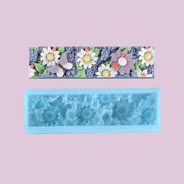 Flower Cake Soap Mould