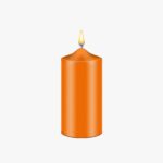 Neon Oranje kaars kleurstof - Bekro 457