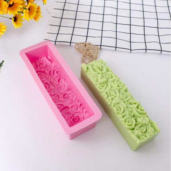 Rose Flower Cake Soap Mold