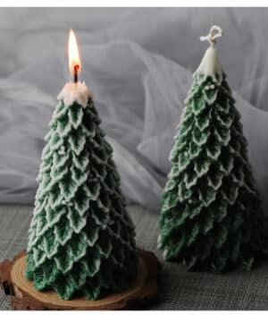 Molde para velas del árbol de Navidad