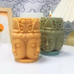 Buddha Kaars Mal met 4 Gezichten
