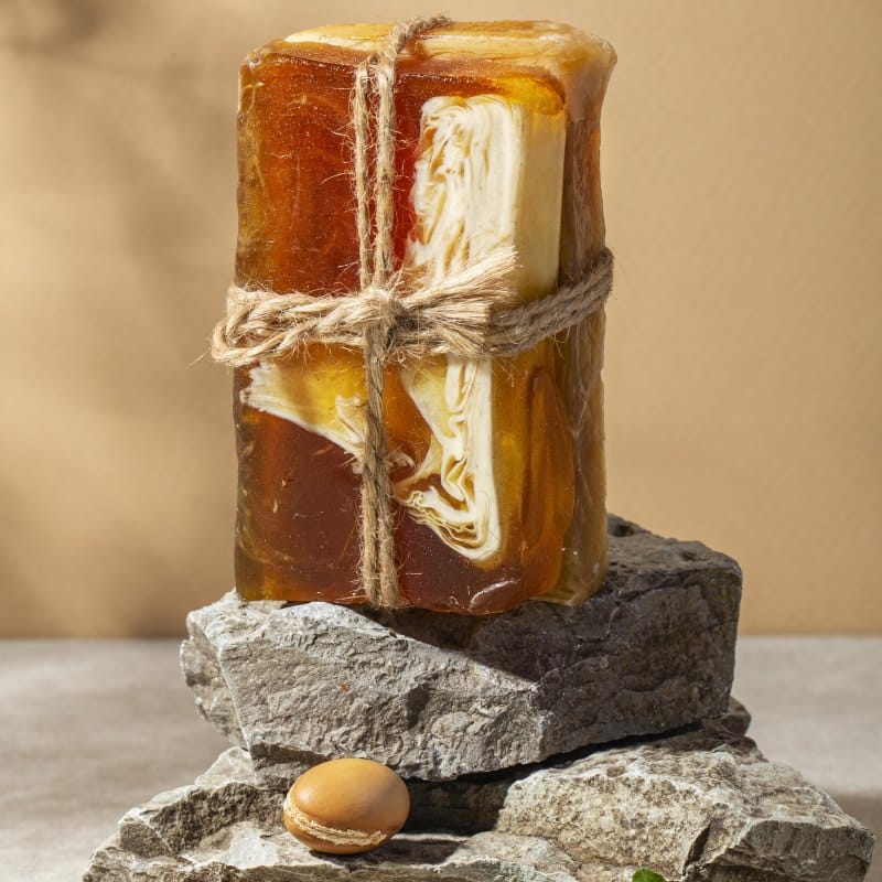 Castor oil in cold process soap