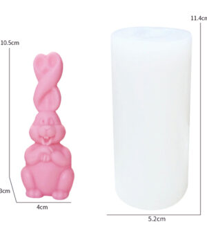 3d-egg rabbit mold