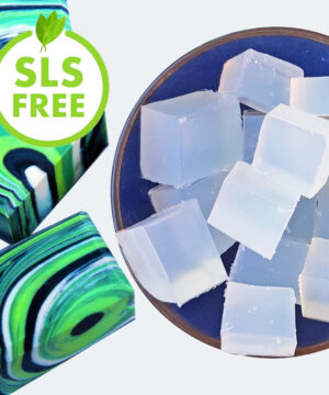 Melt & Pour Soap Swirl Transparent SLS free - YouWish