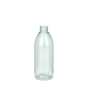 transparent bottle