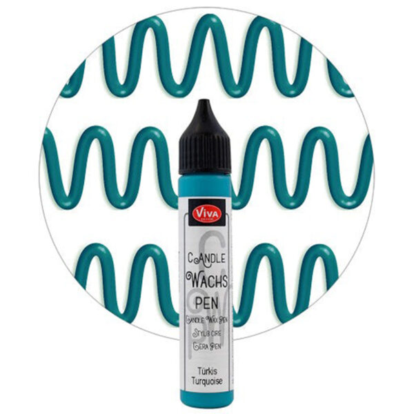 Candles Wax Pen Turquoise