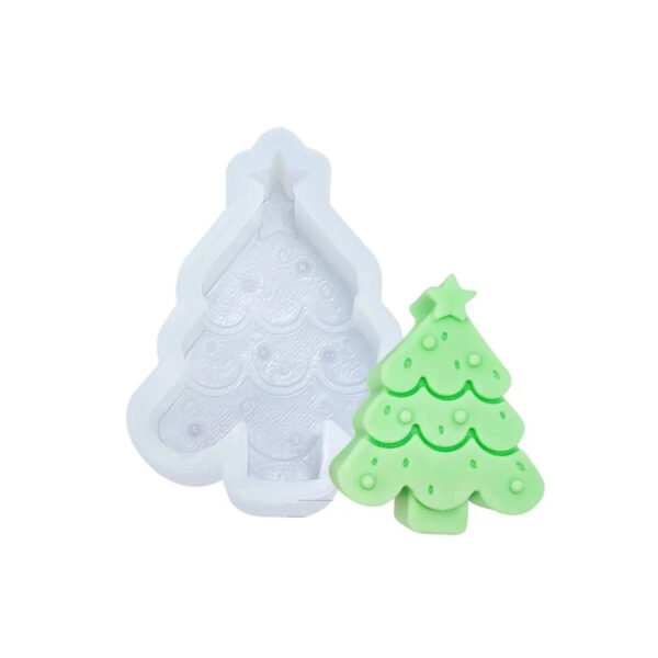 Decorated Christmas Tree Flat Mold