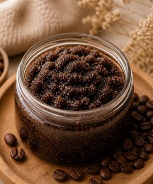 Receta DIY de exfoliante de azúcar y café