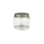 Pot Transparant Aluminium Zilver 250 ml