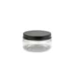 Pot Transparant Aluminium Zwart 100 ml