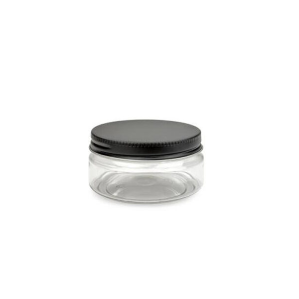 Aluminium transparent Pot noir 100 ml