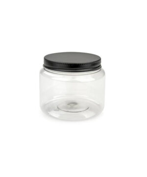 Aluminium transparent Pot noir 250 ml