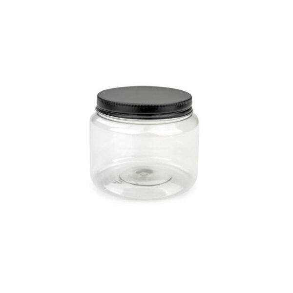 Aluminium transparent Pot noir 250 ml