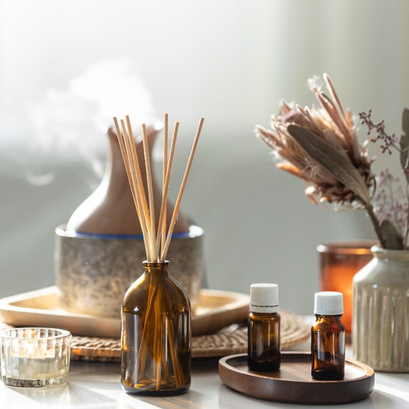 Aromatherapie met natuurlijke oliën