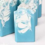 Receta de jabón de cristales de hielo procesado en frío