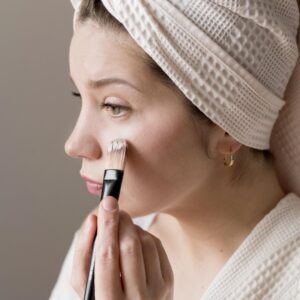 Guía de cosméticos para tonos de piel naturales polvo de mica