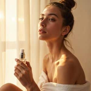 Hacer aceite de brillo corporal para un resplandor natural