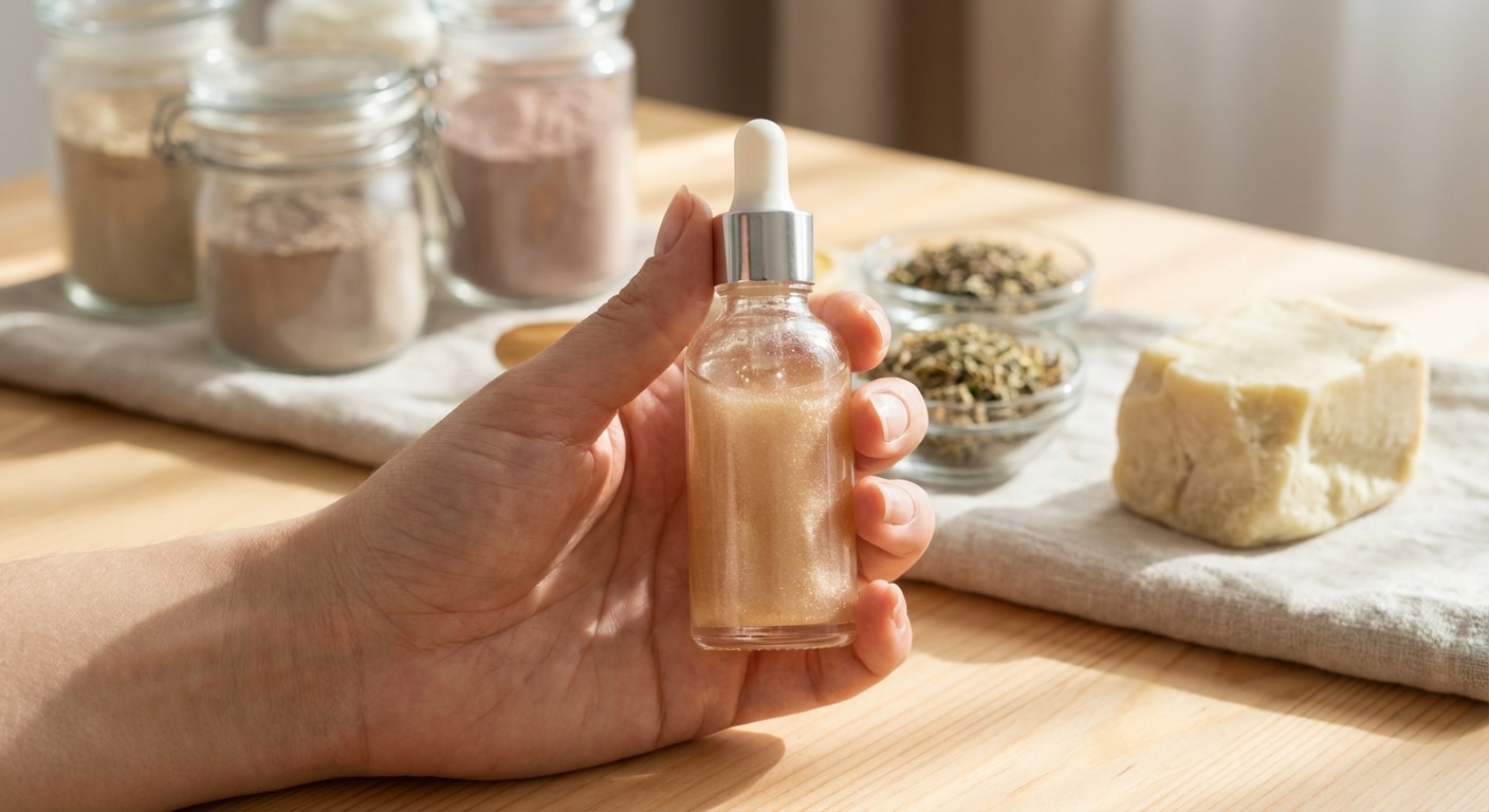 Maak je eigen liquid highlighter voor een natuurlijke glow
