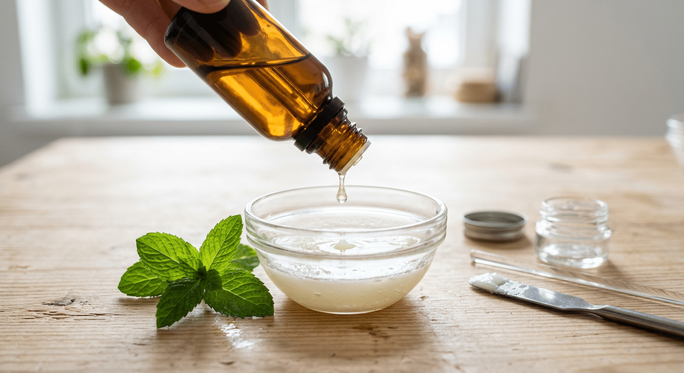 Pepermuntolie in DIY-mengsel