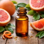 Olio essenziale di pompelmo rosa 5x