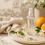 Receta de un spray facial refrescante de neroli