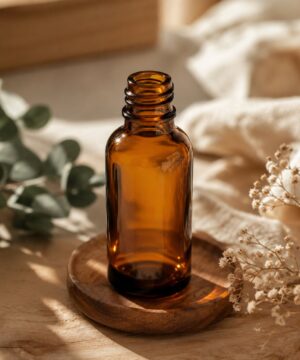 Amber Glazen Flesje 10 ml