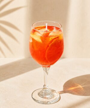 Vela perfumada de Aperol Spritz – Receta para hacerla tú mismo