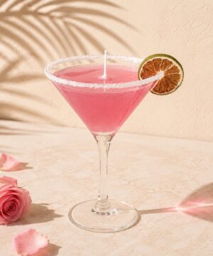Vela perfumada «Cosmopolitan Martini» – Receta para hacerla tú mismo