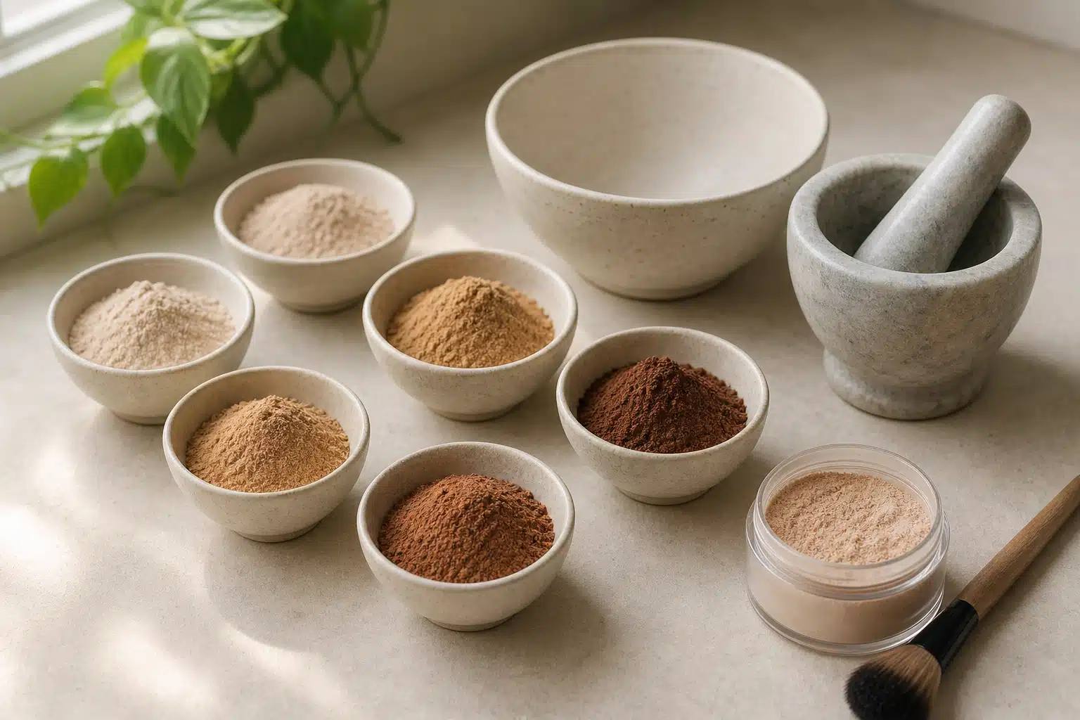 Zelf natuurlijk gezichtspoeder maken
