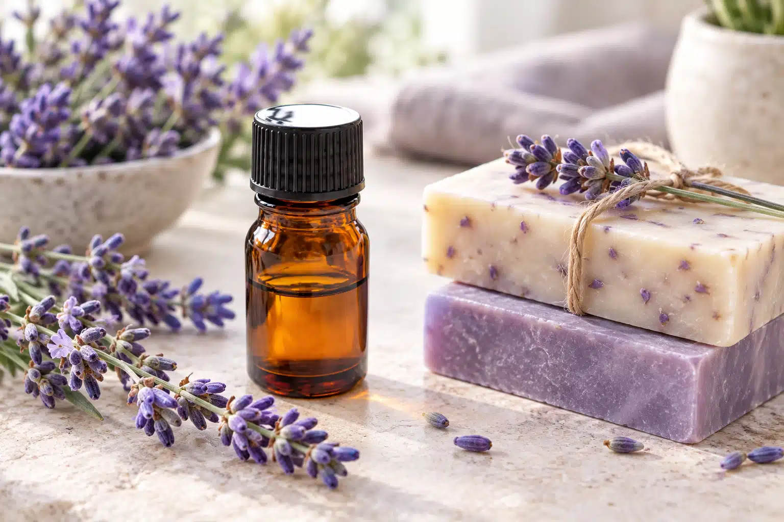 Lavendelolie voor DIY-cosmetica
